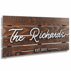 Established Family Name Sign