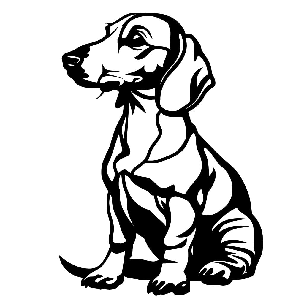 Minimalist Animal Metal Wall Art - Pet Silhouette Decor