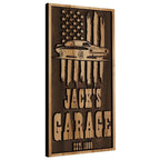 Custom Wood Backyard Bar Sign - Personalized Lounge Decor