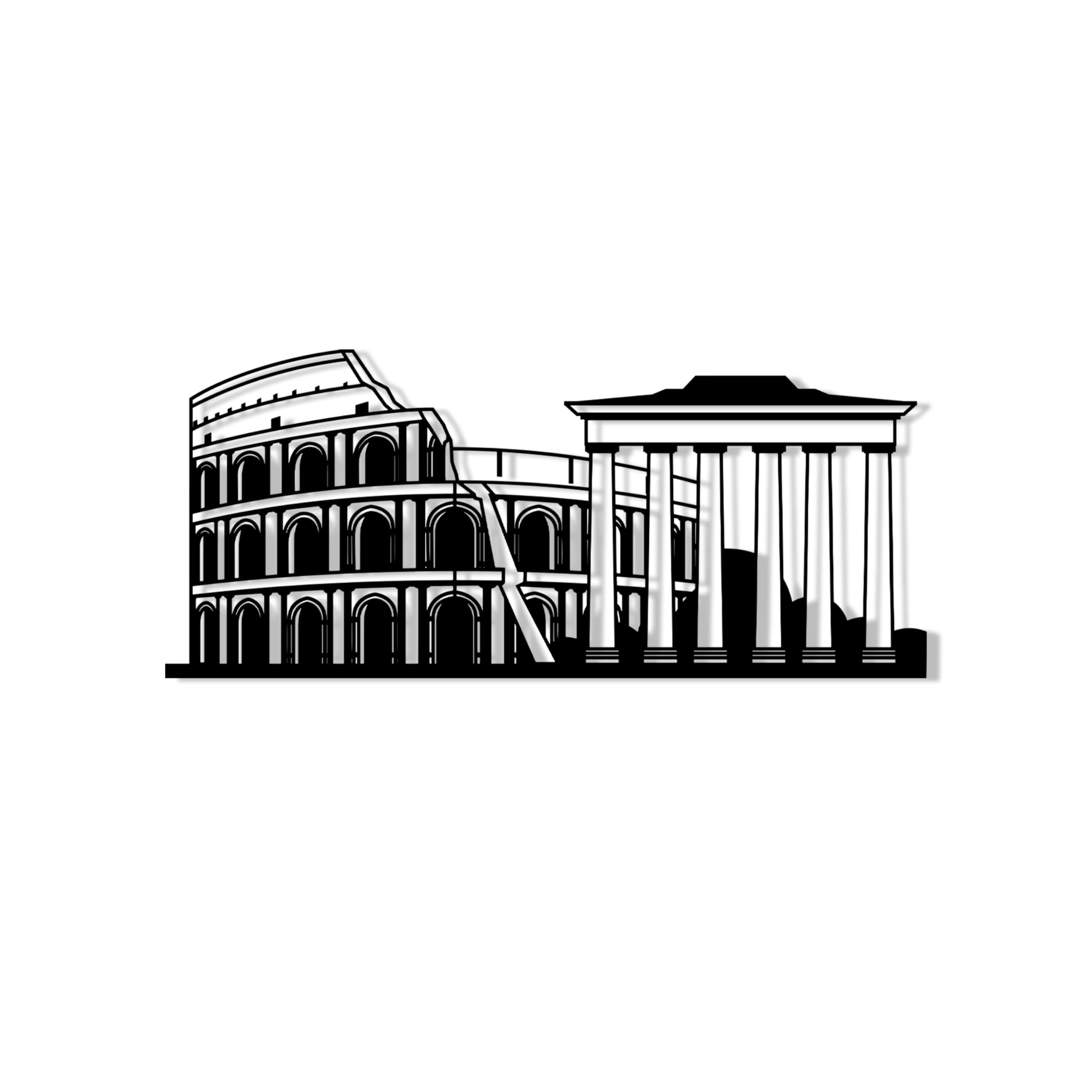 Travel Metal Wall Art - World Landmarks Cityscape Decor | Aydan's Unique Finds