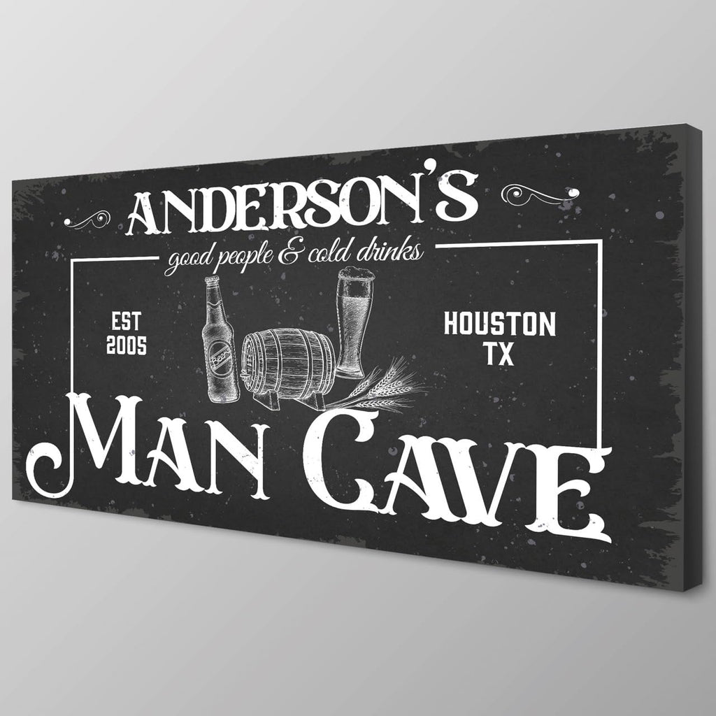 Custom Canvas Wall Art - Bar, Cabin & Nursery Sign