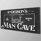 Custom Canvas Wall Art - Bar, Cabin & Nursery Sign