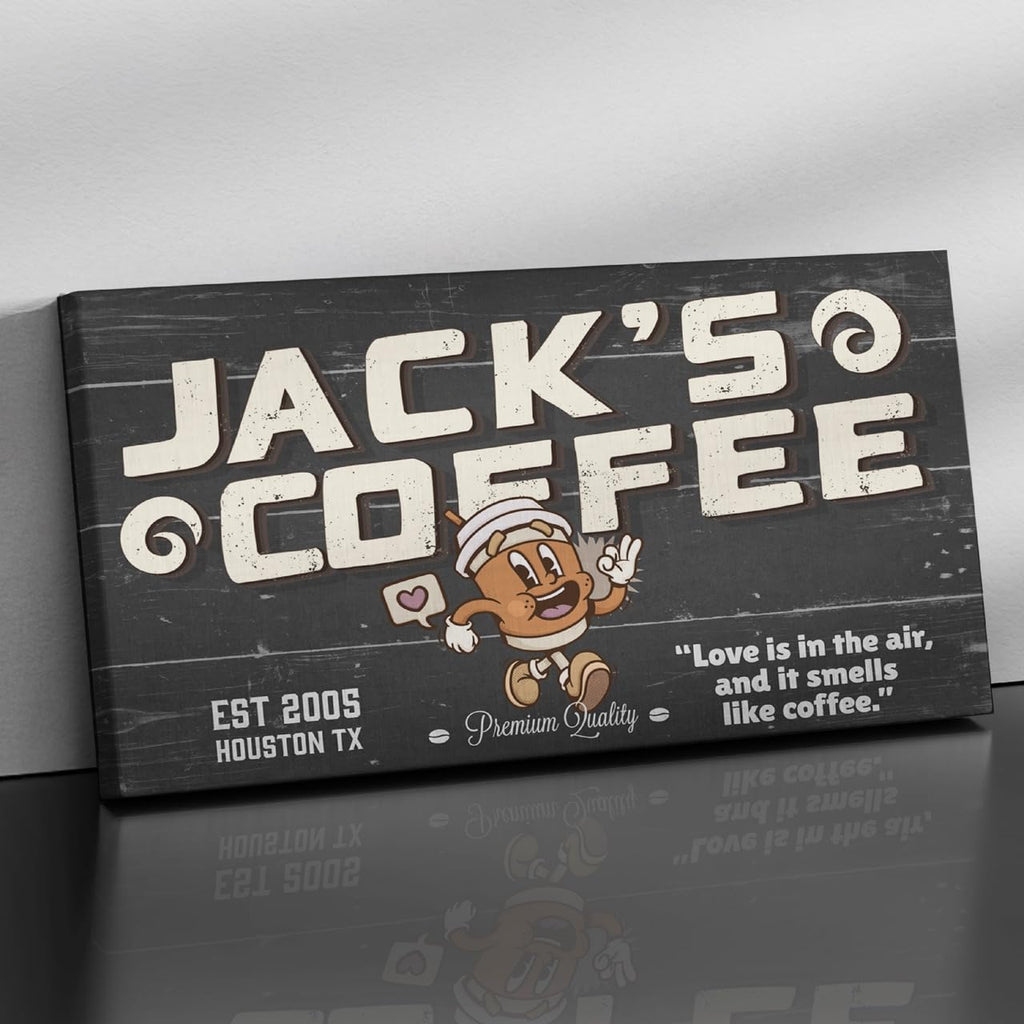 Custom Canvas Wall Art - Bar, Cabin & Nursery Sign