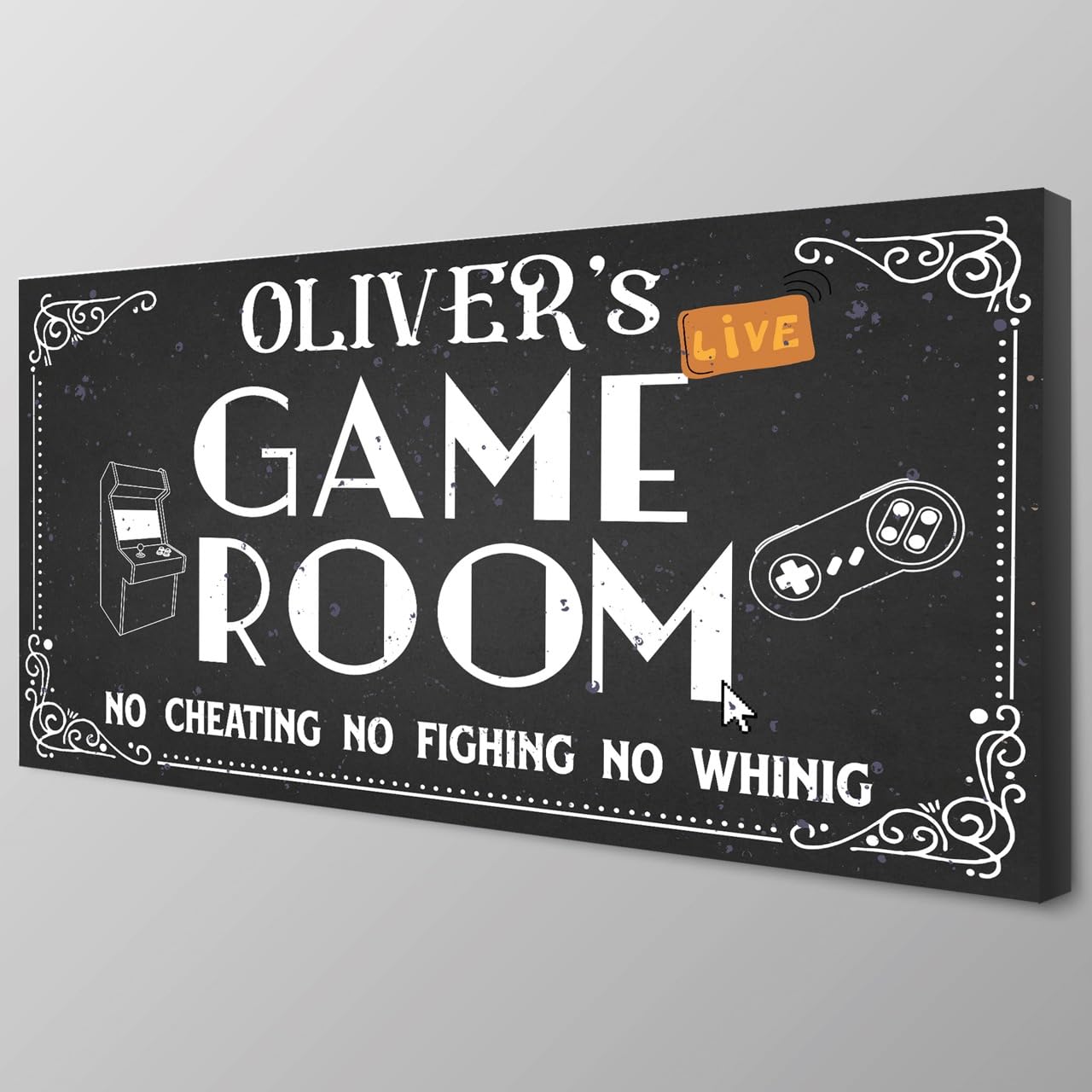 Custom Canvas Wall Art - Bar, Cabin & Nursery Sign