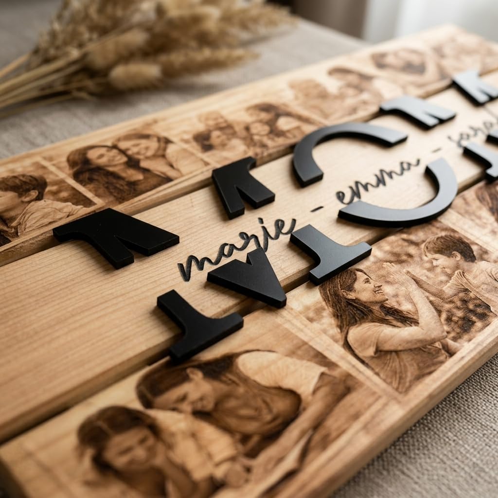 Personalized Photo Wood Sign for Mom - Mother's Day Gift | Aydan's Unique Finds