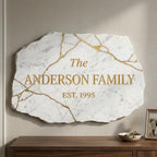 Custom Welcome Family Sign - 20 Textures Wall Decor