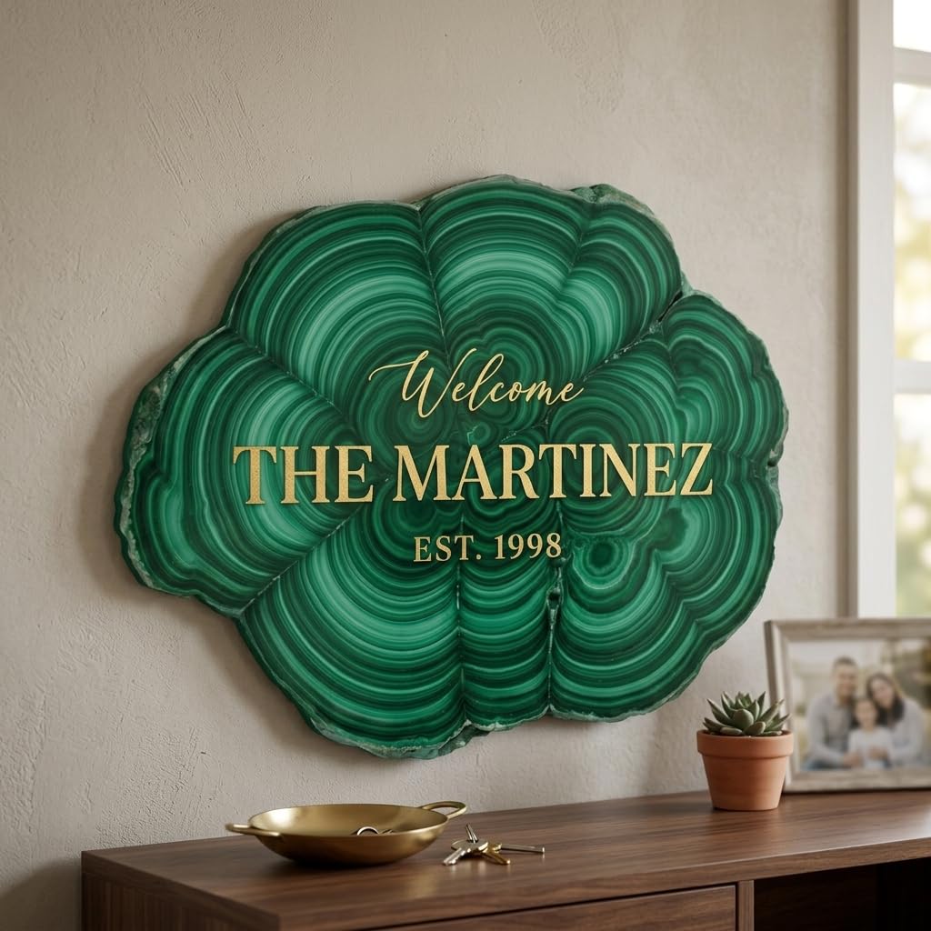 Custom Welcome Family Sign - 20 Textures Wall Decor