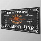 Custom Canvas Wall Art - Bar, Cabin & Nursery Sign | Aydan's Unique Finds
