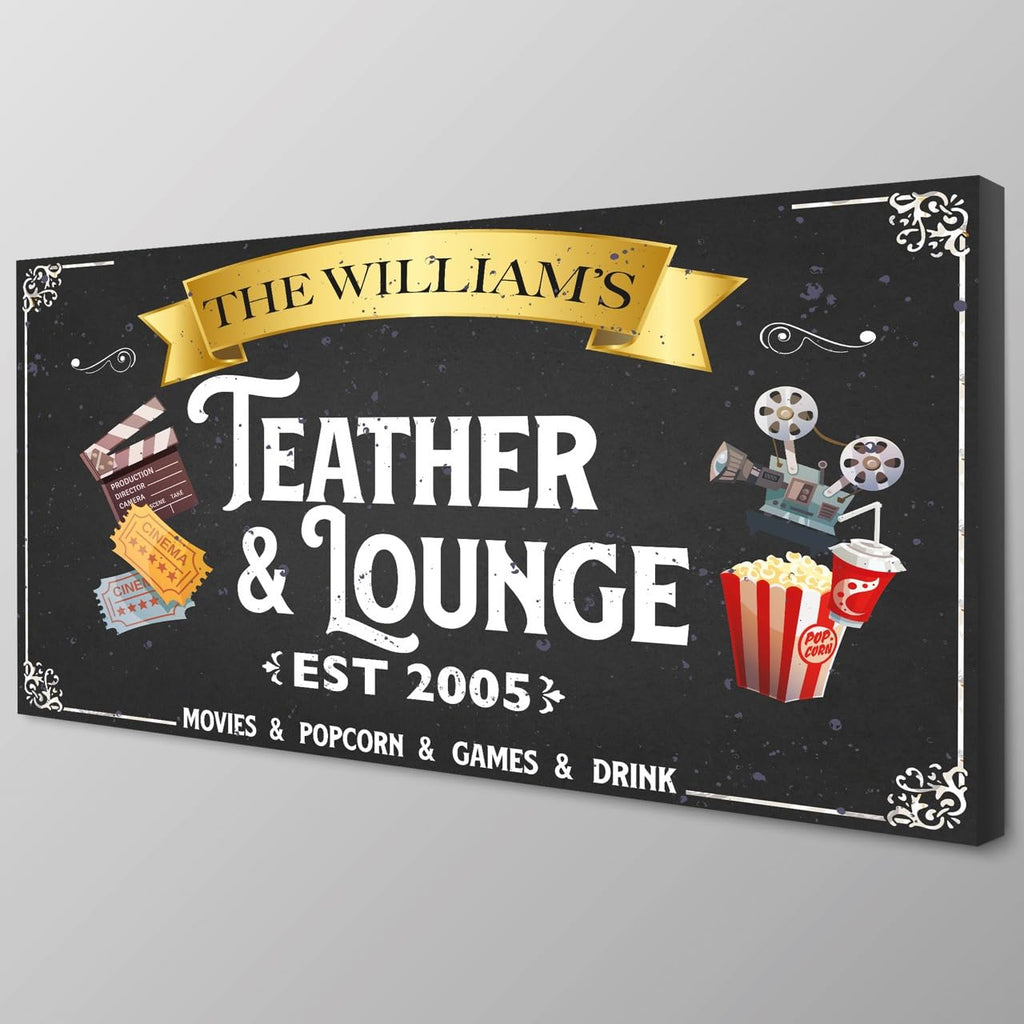 Custom Canvas Wall Art - Bar, Cabin & Nursery Sign
