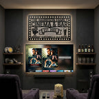 Customizable Metal Bar Sign - Powder-Coated Wall Art