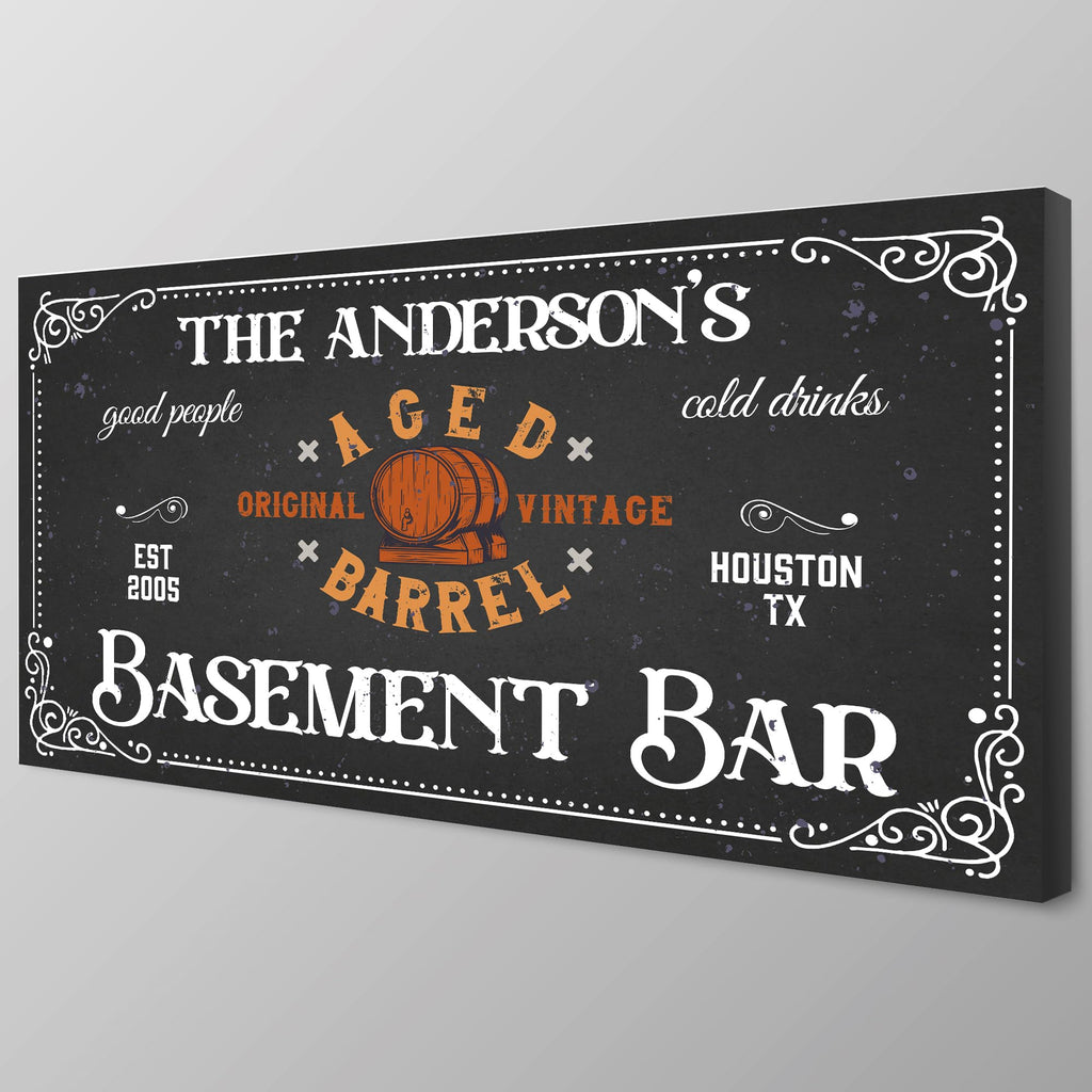 Custom Canvas Wall Art - Bar, Cabin & Nursery Sign