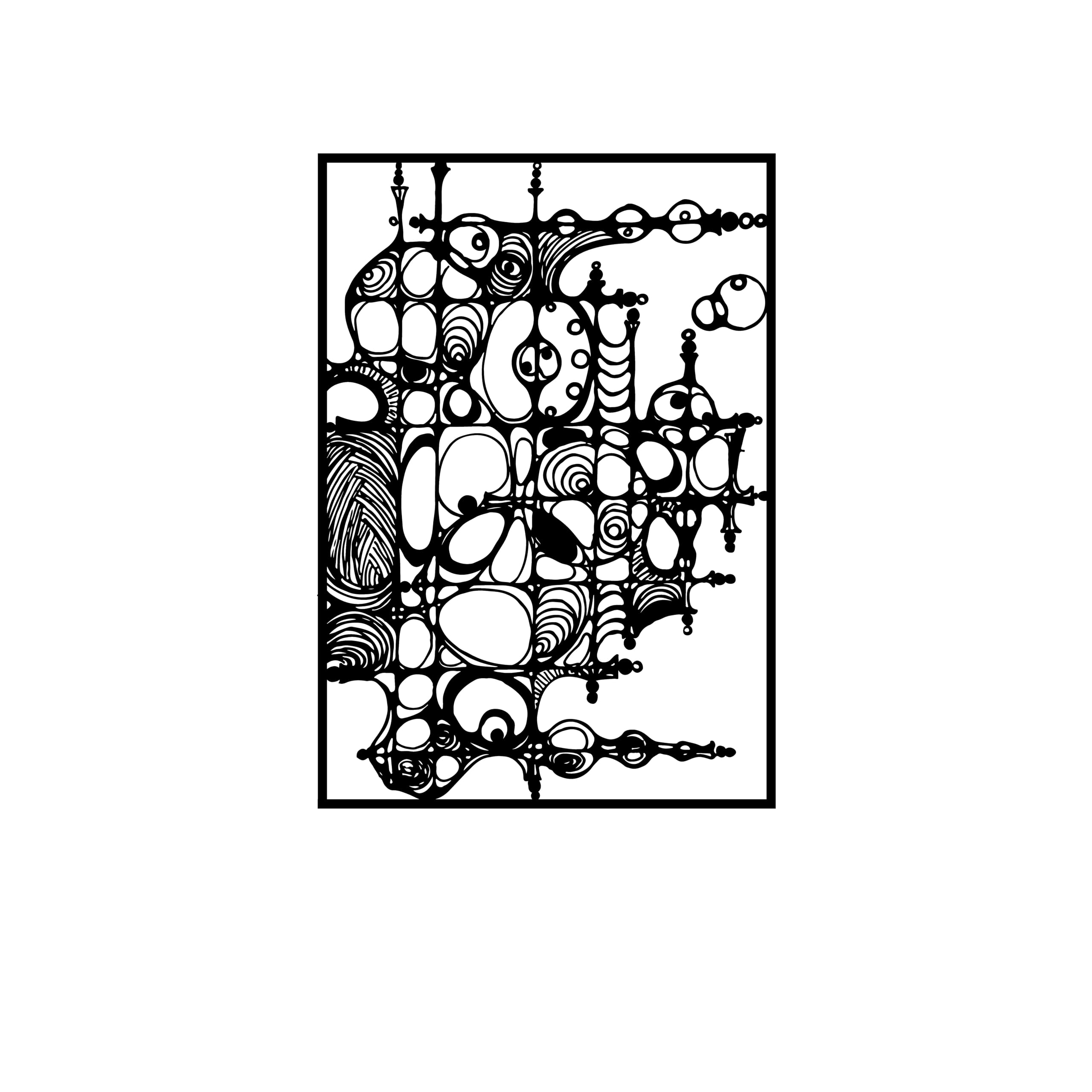 Modern Abstract Metal Wall Art - Minimalist Line Decor | Aydan's Unique Finds