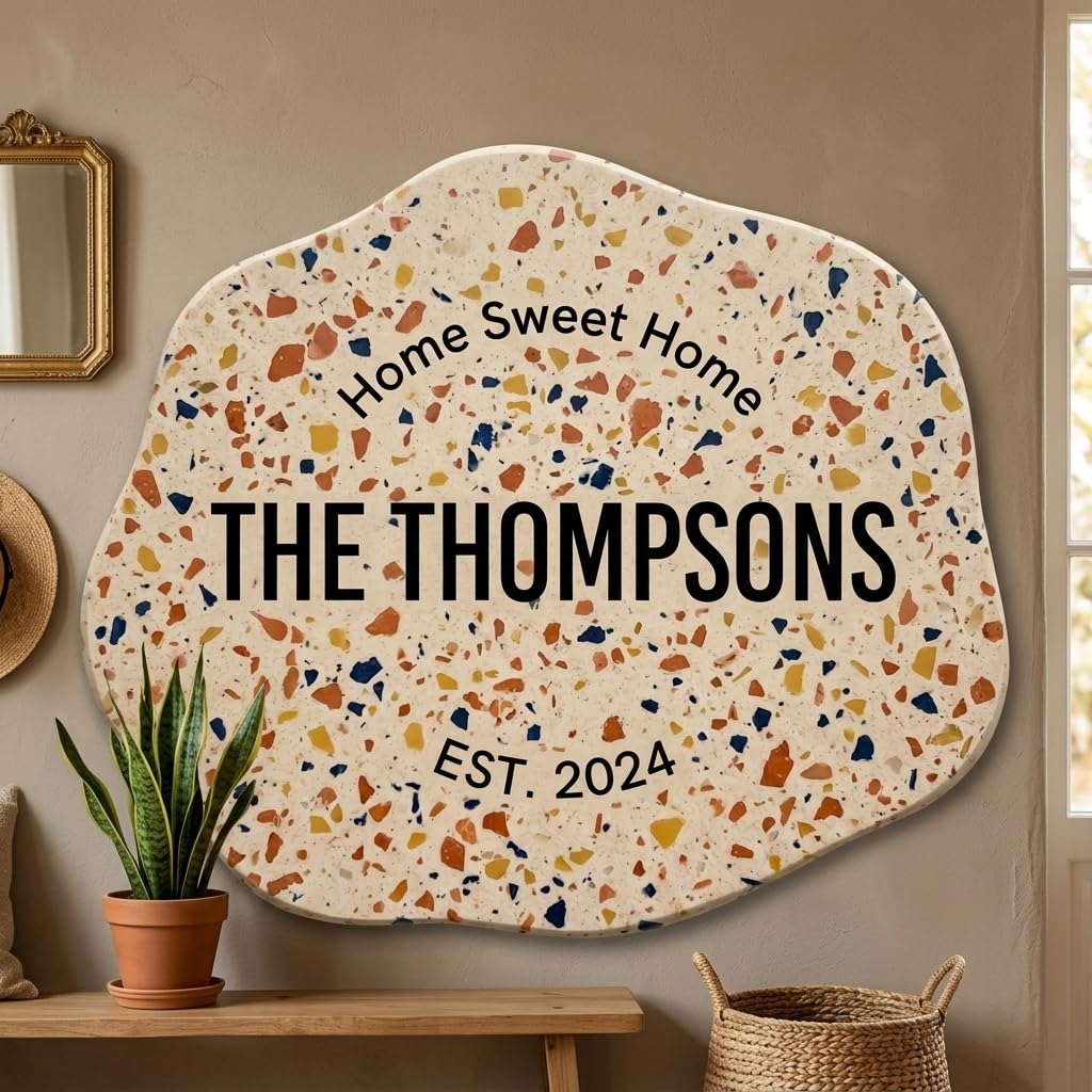 Custom Welcome Family Sign - 20 Textures Wall Decor