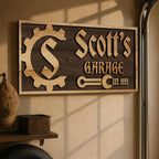 Custom Wood Backyard Bar Sign - Personalized Lounge Decor