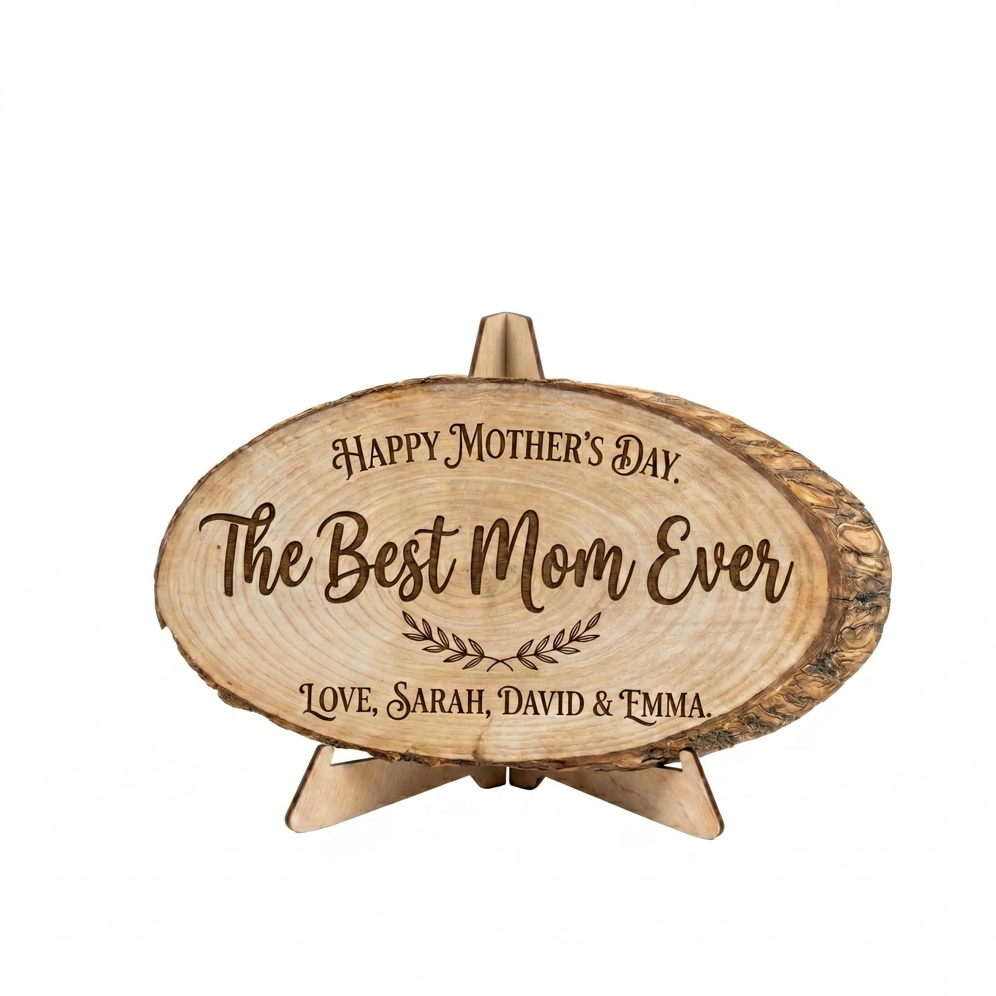 Personalized Mother's Day Wood Plaque - Family Names