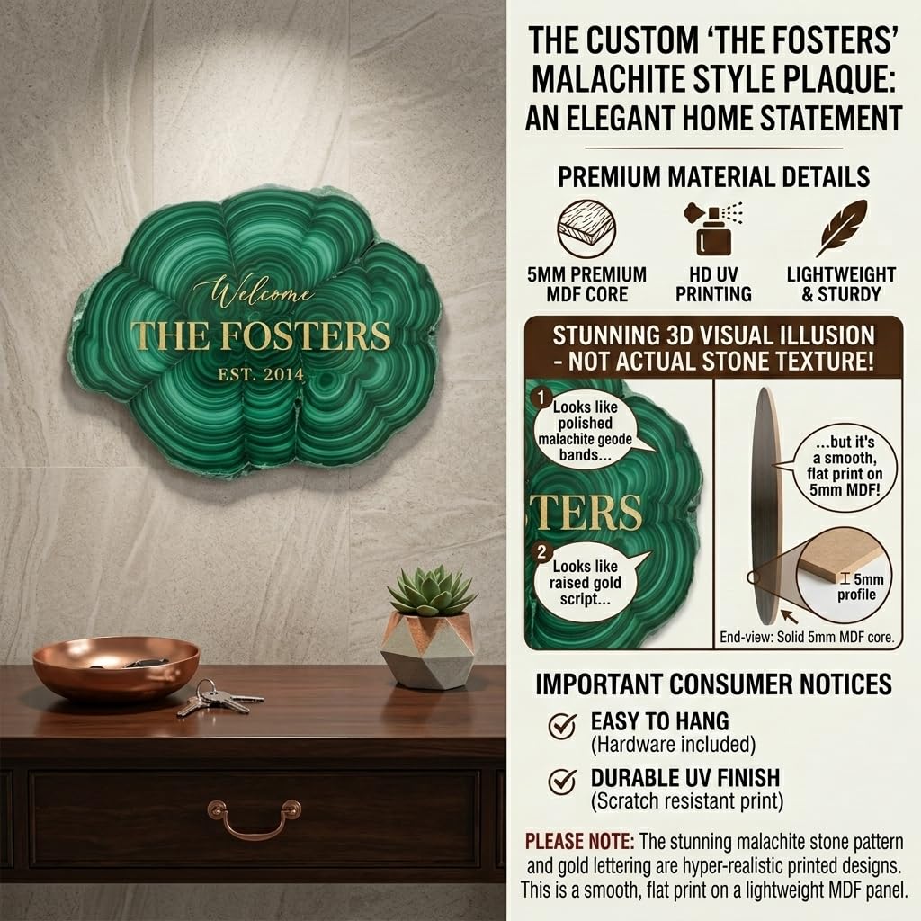 Custom Welcome Family Sign - 20 Textures Wall Decor