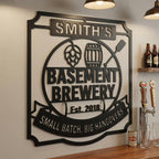 Customizable Metal Bar Sign - Powder-Coated Wall Art | Aydan's Unique Finds