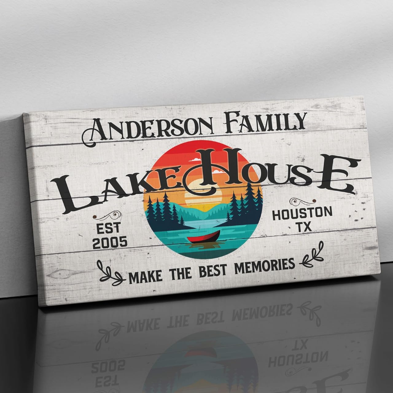 Custom Canvas Wall Art - Bar, Cabin & Nursery Sign