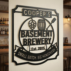 Customizable Metal Bar Sign - Powder-Coated Wall Art | Aydan's Unique Finds