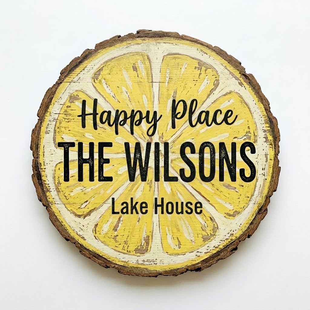 Custom Welcome Family Sign - 20 Textures Wall Decor | Aydan's Unique Finds
