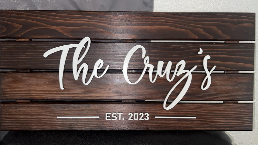 Where Our Story Begins - Personalized Family Wood Sign Gift
