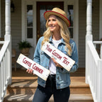 Custom Wood Wall Sign - Personalized Any Text Plaque | Aydan's Unique Finds