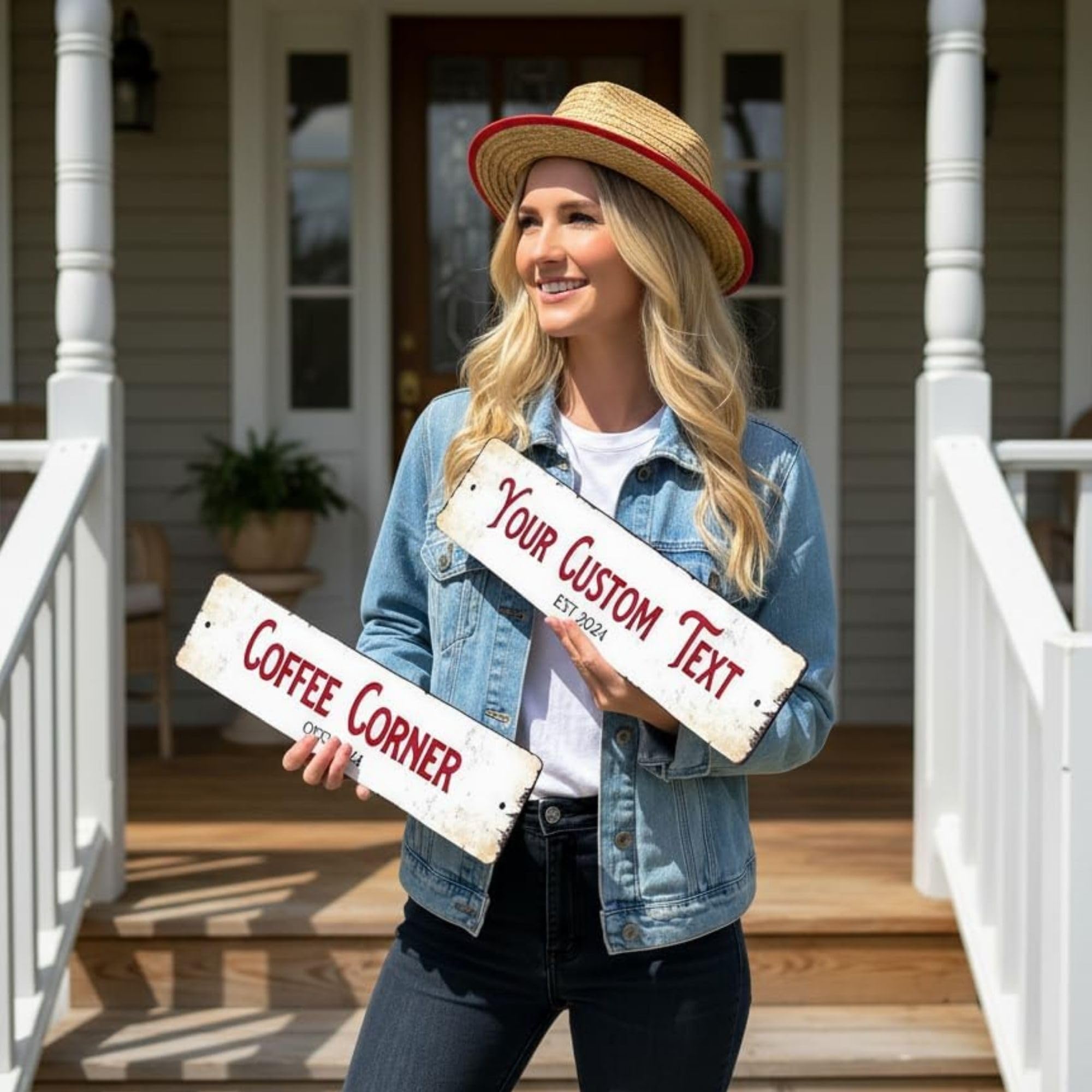 Custom Wood Wall Sign - Personalized Any Text Plaque | Aydan's Unique Finds
