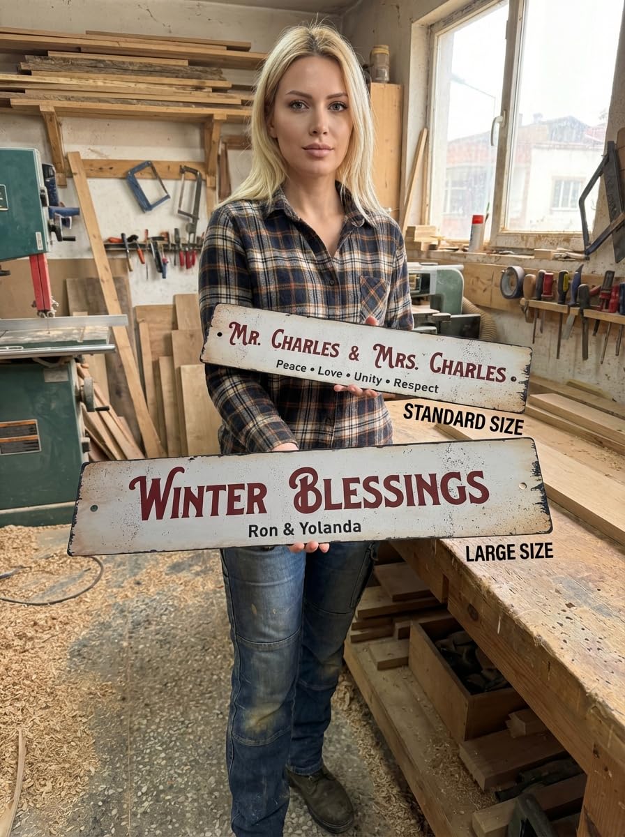 Custom Wood Wall Sign - Personalized Any Text Plaque | Aydan's Unique Finds