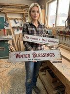 Custom Wood Wall Sign - Personalized Any Text Plaque | Aydan's Unique Finds