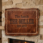 Custom Welcome Family Sign - 20 Textures Wall Decor