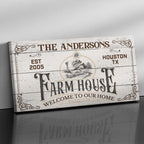 Custom Canvas Wall Art - Bar, Cabin & Nursery Sign