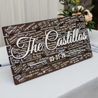 Personalized Wedding Guestbook Sign - Wooden Keepsake | Aydan's Unique Finds