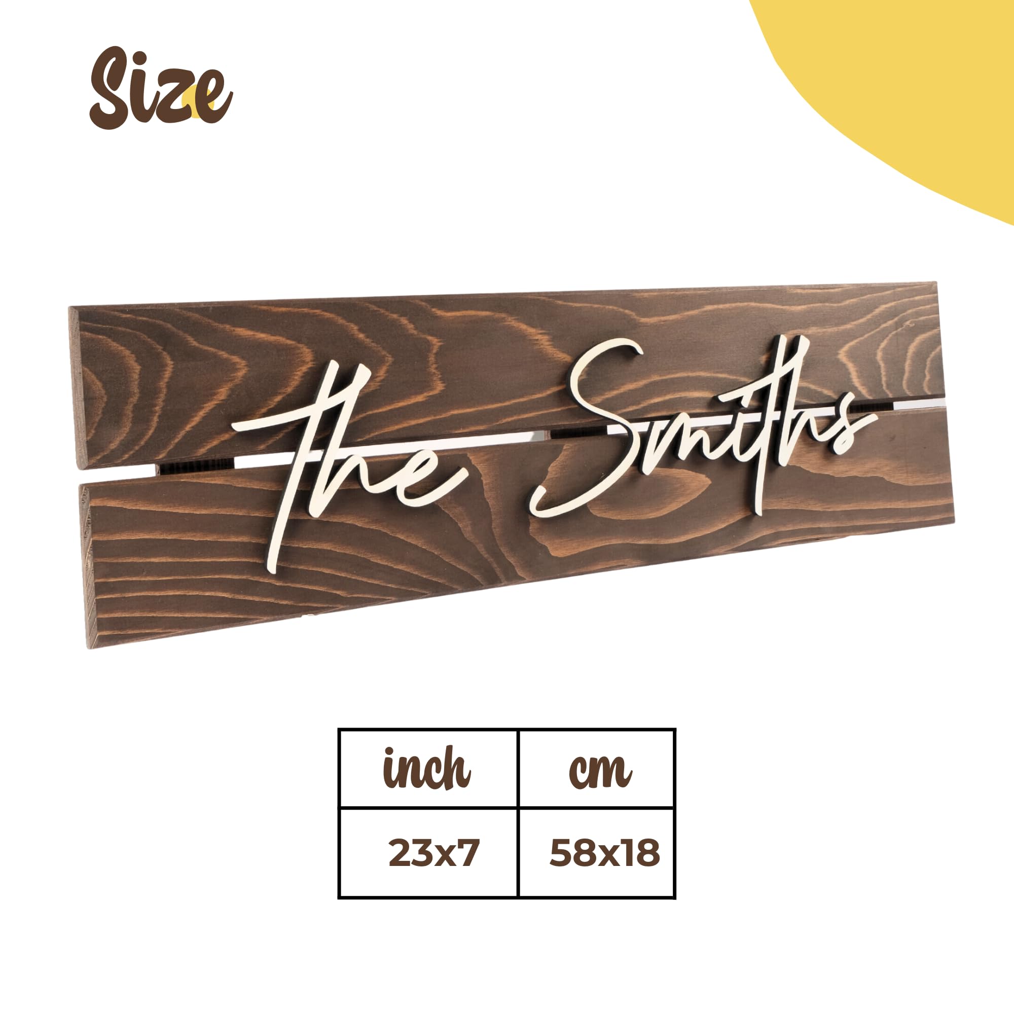 Personalized Couples Name Wood Sign - Valentine's Gift | Aydan's Unique Finds