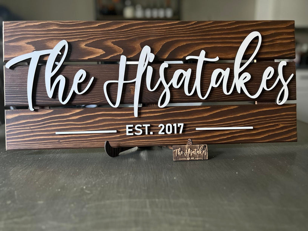 Where Our Story Begins - Personalized Family Wood Sign Gift