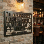 Customizable Metal Bar Sign - Powder-Coated Wall Art