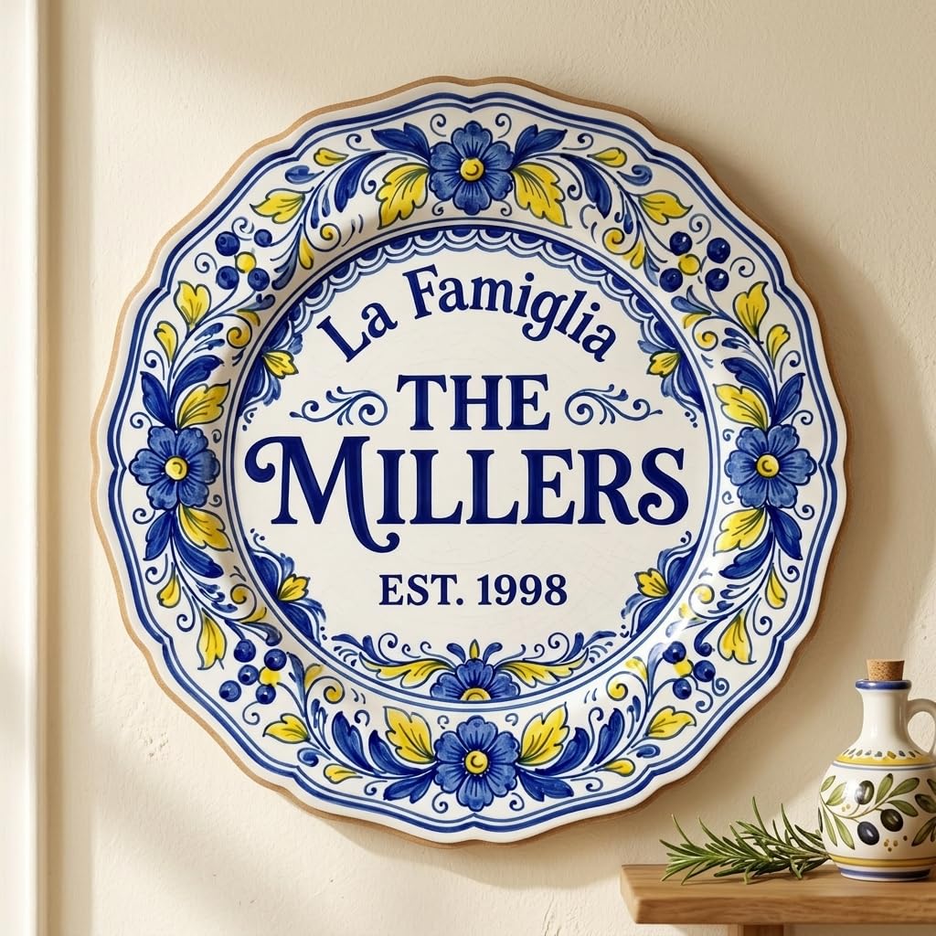 Custom Welcome Family Sign - 20 Textures Wall Decor | Aydan's Unique Finds