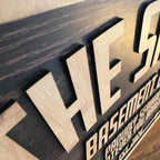 Custom Wood Backyard Bar Sign - Personalized Lounge Decor | Aydan's Unique Finds