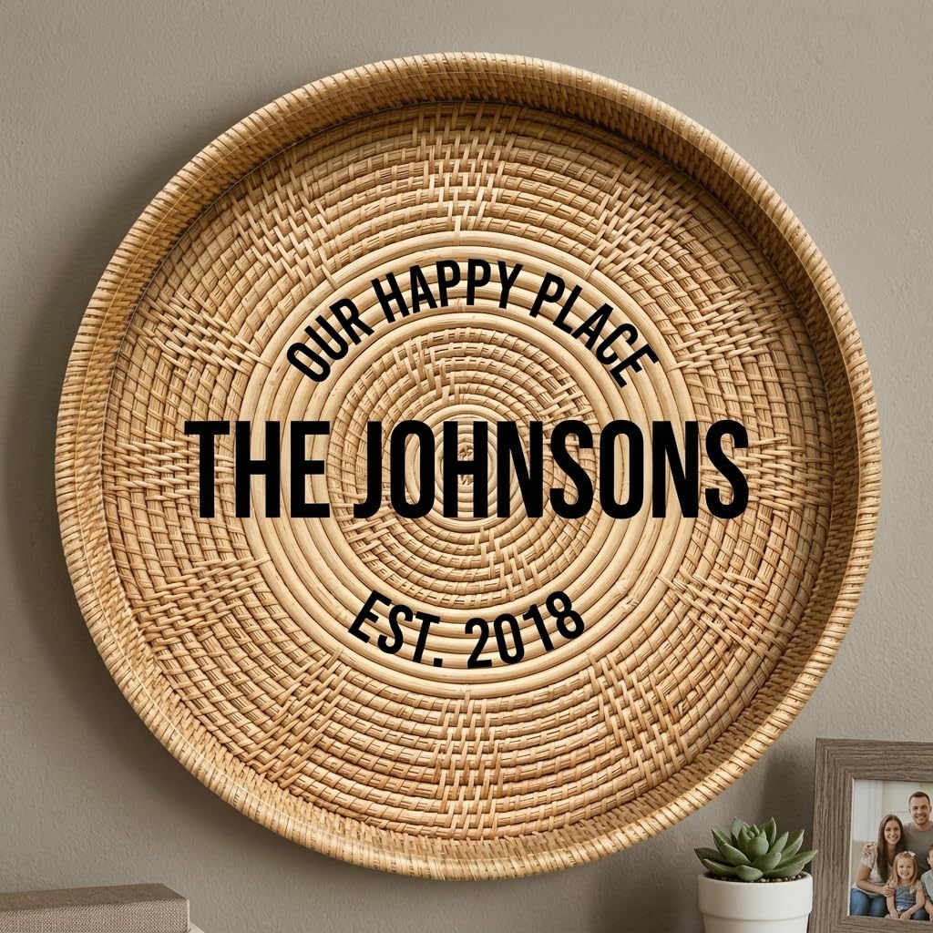 Custom Welcome Family Sign - 20 Textures Wall Decor