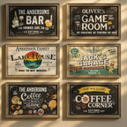 Custom Canvas Wall Art - Bar, Cabin & Nursery Sign | Aydan's Unique Finds