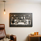 Customizable Metal Bar Sign - Powder-Coated Wall Art