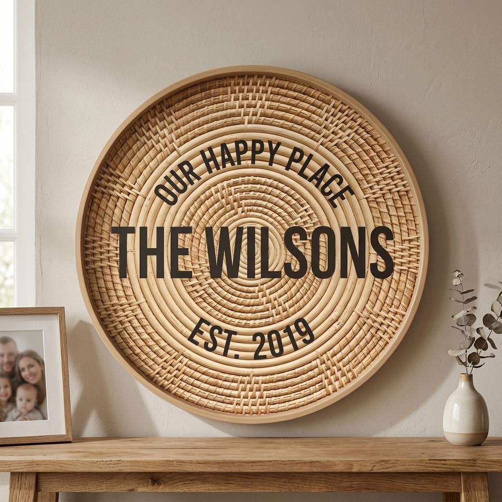 Custom Welcome Family Sign - 20 Textures Wall Decor