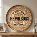 Custom Welcome Family Sign - 20 Textures Wall Decor