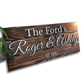 Personalized Wood Family Name Sign - Mother's Day Gift | Aydan's Unique Finds