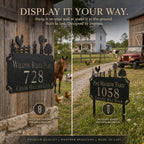 Farmhouse Metal Address Sign