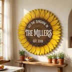Custom Welcome Family Sign - 20 Textures Wall Decor | Aydan's Unique Finds