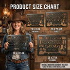 Customizable Metal Bar Sign - Powder-Coated Wall Art