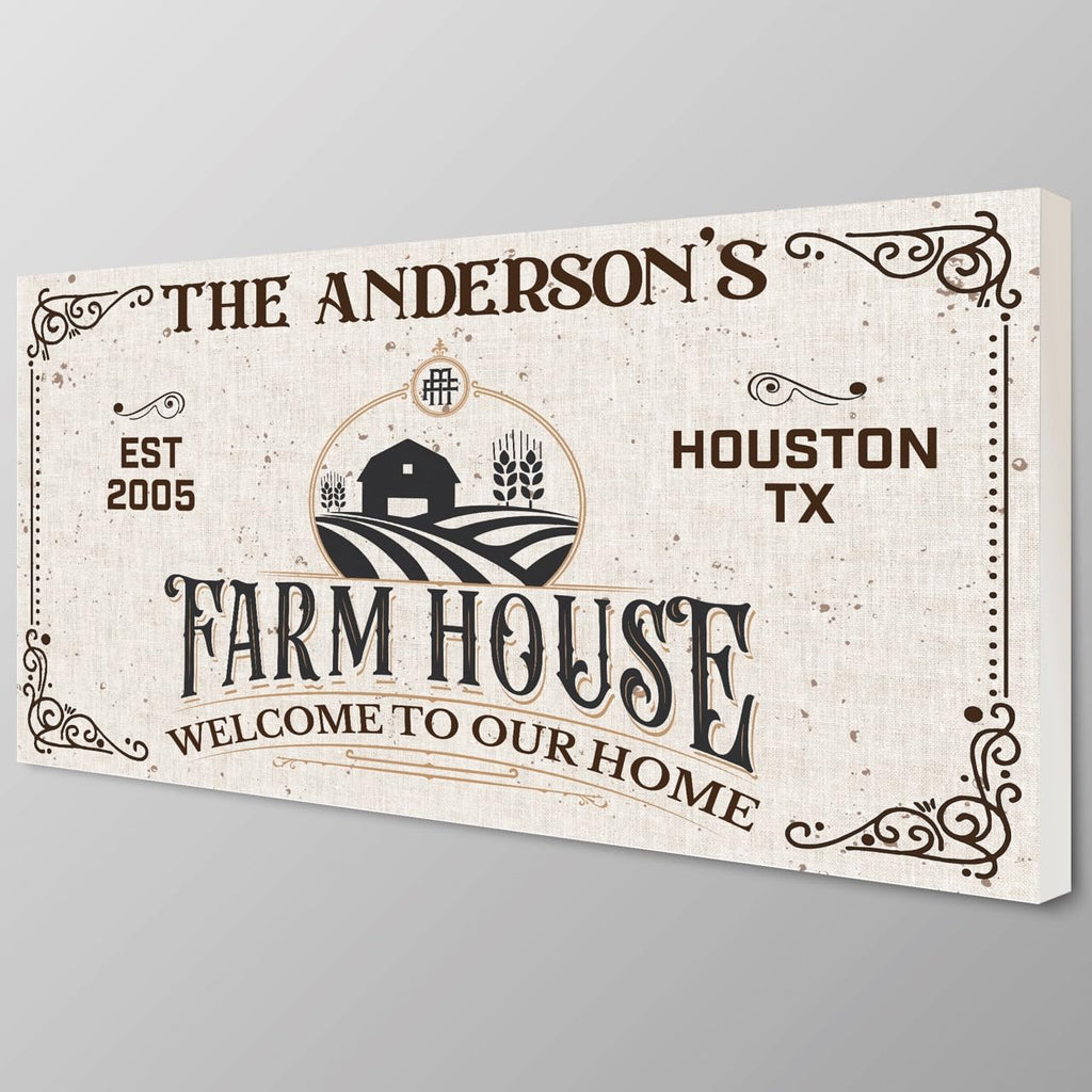 Custom Canvas Wall Art - Bar, Cabin & Nursery Sign