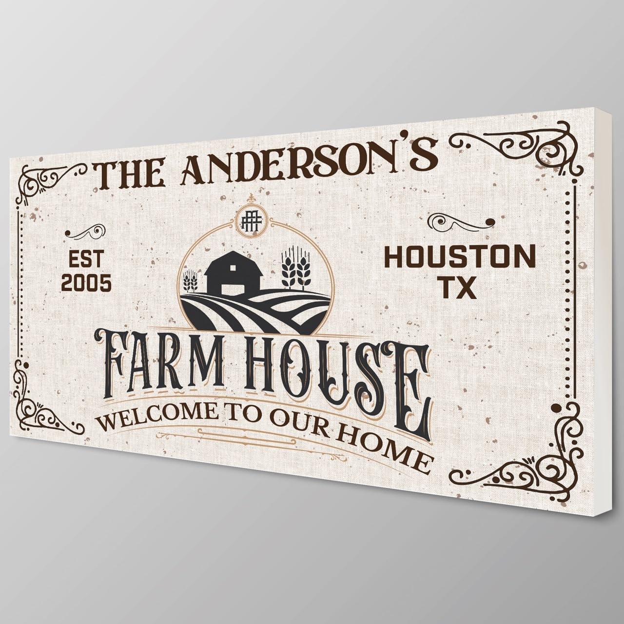 Custom Canvas Wall Art - Bar, Cabin & Nursery Sign
