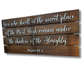Personalized Wood Bible Verse Sign - Christian Wall Decor | Aydan's Unique Finds