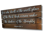Personalized Wood Bible Verse Sign - Christian Wall Decor | Aydan's Unique Finds